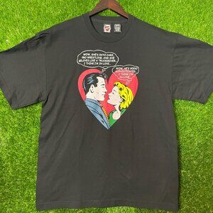 Ace of Hearts, Vintage Style Comic T-shirt, size Large